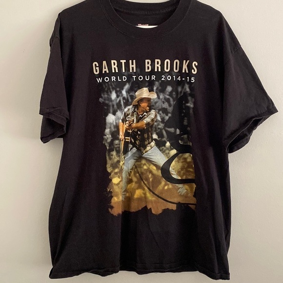 Garth Brooks 2014-15 world tour concert Tee - Picture 1 of 5